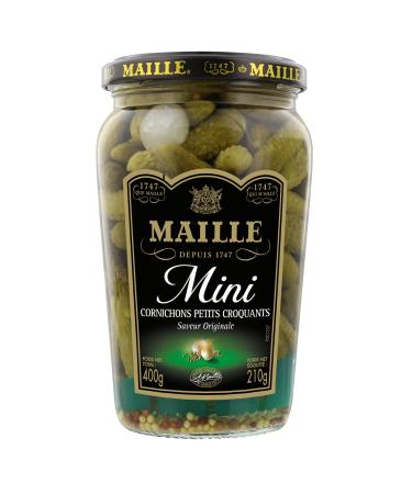 Maille Pickles Mini Original Flavor The jar of 210g net drained
