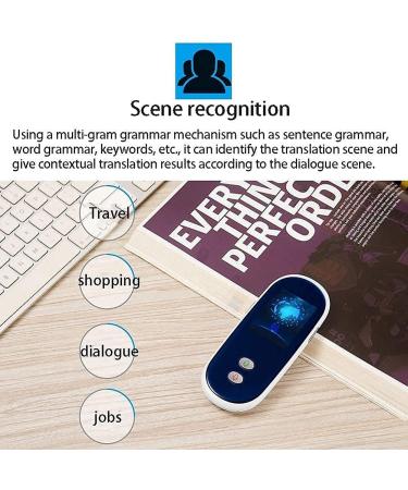 Language Translator Device Real Time Translator Device Instant Language Translator Device Support 28 Languages Real-time for Learning Shopping Travel Business (White) Vision - Buy Online on GoSupps.com