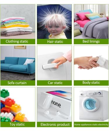 5Pcs Static Electricity Remover | Static Travel Size Crimping Release Spray Natural Static Grip Remover Antistatic Spray for Clothing Furniture and Cars Generic 5 Pcs Unique Attribute - Buy Online on GoSupps.com