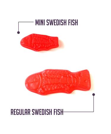 Swedish Fish Mini Soft & Chewy Halloween Candy - 24 Count (Pack of 6) Mixed-Fruit Assortment - Buy Online on GoSupps.com