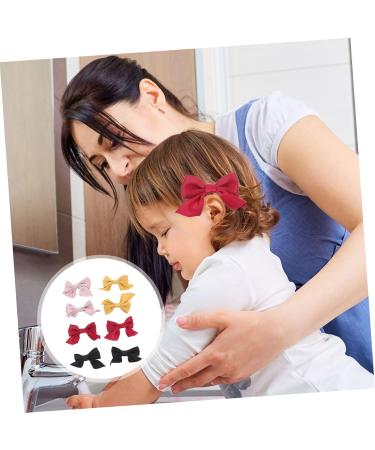 ifundom 4 Pairs bow hairpin christmas hair clips cute bow red bow hair clip bowknot hair barrettes Fashion Hair Clip bowknot hair clips xmas bow hair clips Pearl yarn cloth child girl - Buy Online on GoSupps.com
