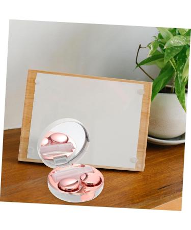 Buy SOLUSTRE 1 Set Box Contact Lens Case - Travel Friendly Plastic Set in White - Perfect for International Shipping - Buy Online on GoSupps.com