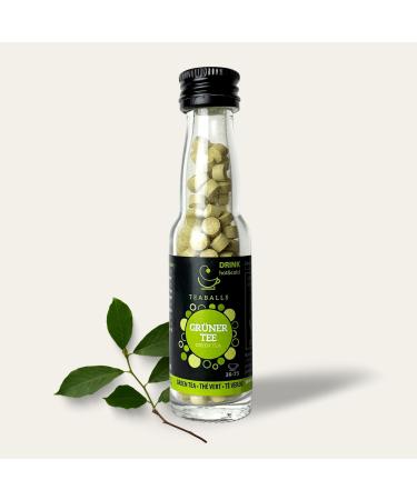 Teaballs - green tea (1 x 15g) |150 Teaballs |For 30-75 cups of tea |100% pure plant extract |Known from: The thing of the year green tea 30-75 cups