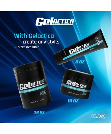Gelactica Edge Control Hair Gel - Strong Hold Styling Gel for Natural Hair (32oz) - Buy Online on GoSupps.com