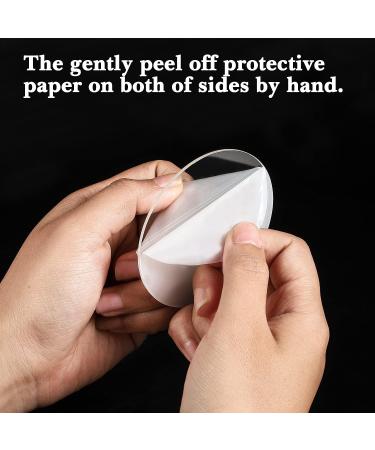 20x 2 Inch Clear Acrylic Sheets - 0.08'' Thick Plastic Discs for DIY Crafts, Picture Frames - Transparent Round Panels - Buy Online on GoSupps.com
