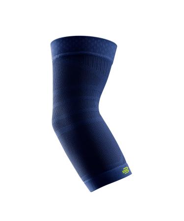 Bauerfeind Ellenbogen Sleeve "Sports Compression Elbow Support" 1 Unisex Ellenbogen bandage with compression for basketball athletics and in ball and impact sports right & left wearable S navy