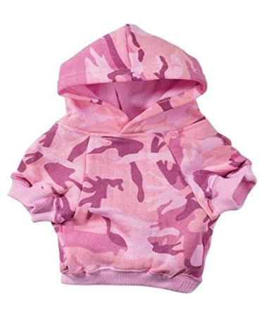 Casual Canine Camo Hoodie for Dogs, 24" XXL, Pink XXL Pink 1