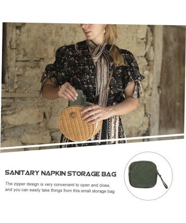 HEASOME Sanitary Napkin Storage Bag Tote Insert Organizer | Zip Around Wallet for Women | Coin Purse & Pad Pouch | Portable Travel Case - Buy Online on GoSupps.com