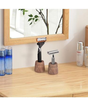 Premium Safety Razor Holder | Elegant Men's Shaving Stand for a Clean Bathroom | International Shipping Available - Buy Online on GoSupps.com