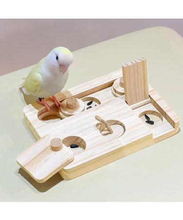 Autumn 6-in-1 Guinea Pig Wooden Toy Set | Hamster & Small Animal Activity Toys for Chinchillas Mice & Dwarf Hamsters - Buy Online on GoSupps.com