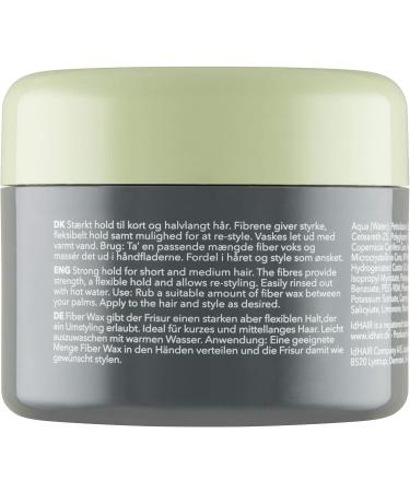 ID Hair Creative Fiber Wax - Strong & Flexible Hold Matte Finish - 100ml - Perfect for Short to Medium Hair - Buy Online on GoSupps.com