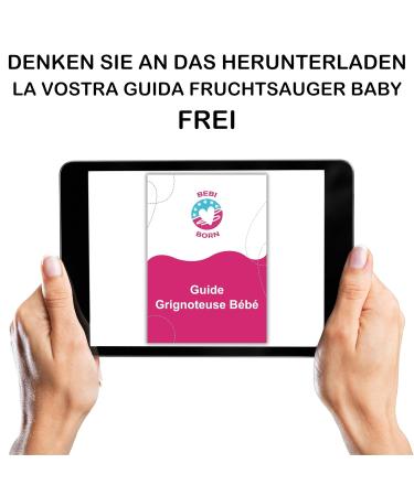 BEBI BORN Baby Fruit Teat Set - 1 Fruit Teat + 3 BPA-Free Silicone Teats (3-24 Months) - Pink Fruit Teat for Babies 4+ Months - Safe & Easy to Use - Buy Online on GoSupps.com