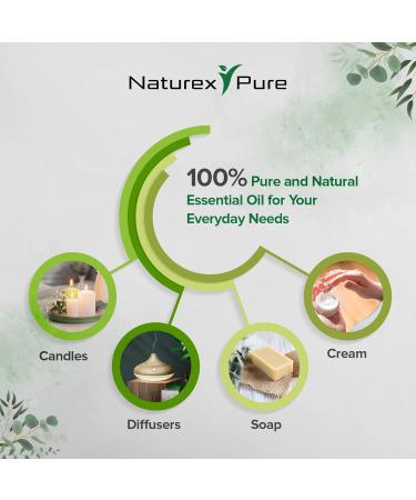 Buy Eucalyptus Essential Oil 4 oz | Pure Aromatherapy Oil for Hair & Skin | Therapeutic Grade by Naturex Pure - Buy Online on GoSupps.com