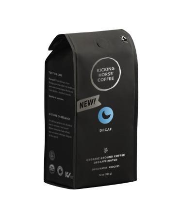 Kicking Horse Coffee Decaf Swiss Water Process Dark Roast Ground 284 g (Pack of 6) - Certified Organic Fairtrade Kosher Coffee Decaf 284 g (Pack of 6)