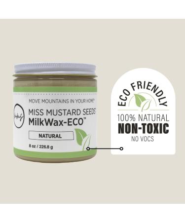Miss Mustard Seed's MilkWax-ECO | All-Natural Eco-Friendly Wax for Furniture Wood Cabinets & More - 16 oz - Buy Online on GoSupps.com
