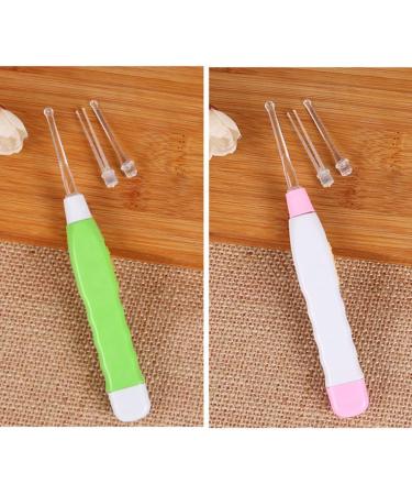 Healeved 3pcs Flashlight Ear Cleaner Tools Set - Safe LED Light, Earwax Remover & Curette for Kids & Baby - Buy Online on GoSupps.com