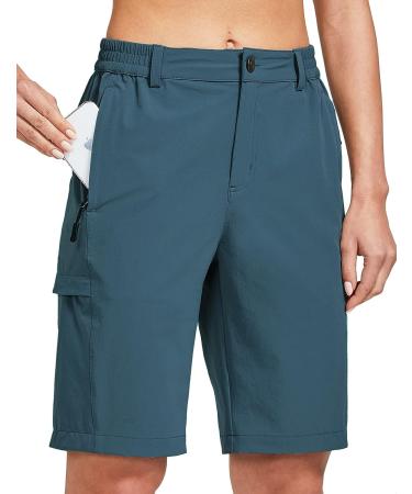 FitsT4 Women's Quick Dry Cargo Hiking Shorts with Sun Protection - Blue XL - Buy Online on GoSupps.com