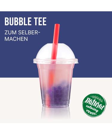 Inspire Food Blueberry Bubble Tea Pearls | Vegan & Gluten-Free Popping Boba 100g Natural Fruit Beads for Delicious Bubble Tea - Buy Online on GoSupps.com