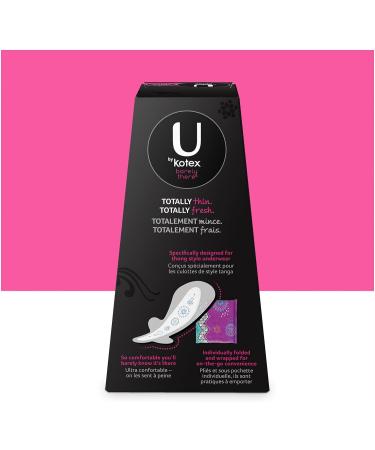 U By Kotex Barely There Thong Panty Liners 50 Count - Pack of 50 - Buy Online on GoSupps.com