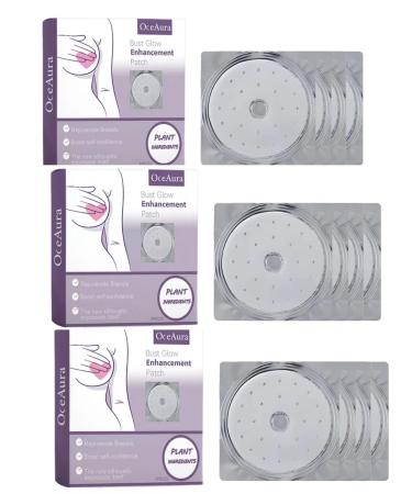 Pack of 3 Keratin Patches, Long-Lasting Anti-Relaxation for Breast Enhancement