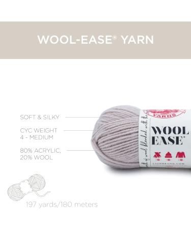 Lion Brand Yarn Wool-Ease Grey Heather 3 Pack - Soft and Durable Yarn Bundle - Buy Online on GoSupps.com