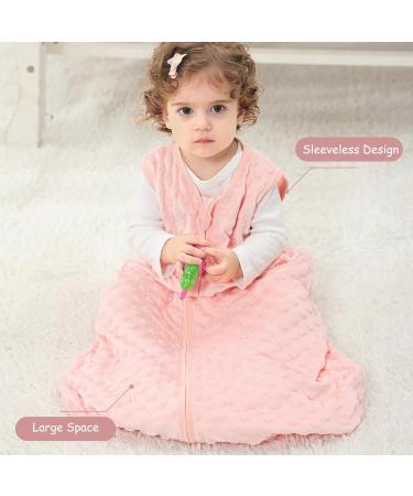 Looxii 1.5TOG Cotton Baby Sleeping Bag | Soft Newborn Sleepsack for Boys and Girls | 18-24 Months | Pink & Apricot - Buy Online on GoSupps.com