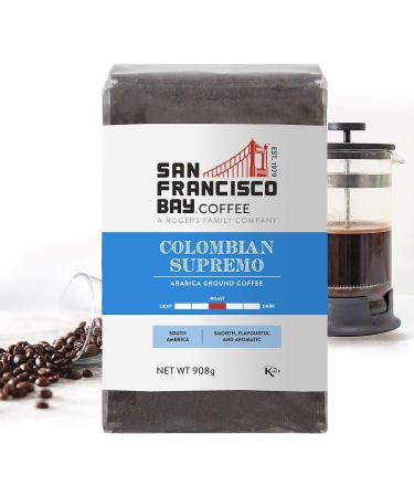 San Francisco Bay Coffee Colombia Supremo Ground 908g - Buy Online on GoSupps.com