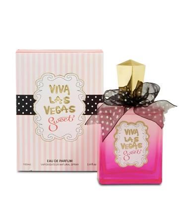 Women's Spray Perfume Viva Las Vigas Sweet Long Lasting Eau De Parfum Cologne for Women Refreshing Floral Fragrance for Casual Use Ideal Holiday Gift 3.4 Fl Oz