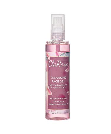 ClaRose Deep Cleansing Face Gel with Natural Oil and Hyaluronic Acid 150 ml Rose
