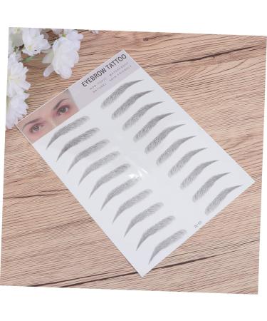 Lurrose 3D Eyebrow Stickers Set for Women - Makeup Tool for Eyebrow Tattoo, Transfer, and Stencils - Buy Online on GoSupps.com