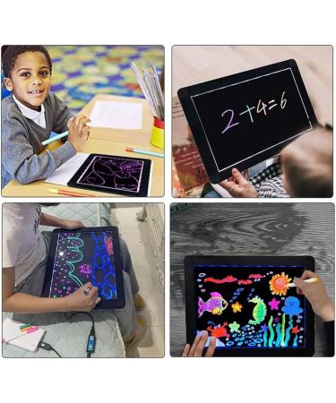 CELLANAN 16x12 LED Message Writing Board with 10 Color Markers - Perfect for Kitchen, Supermarkets, Bars, Weddings - Erasable Chalkboard Neon Sign - Buy Online on GoSupps.com
