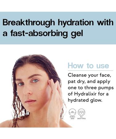 Cool as a Cucumber Hydralixir Face Serum - Hydrating Gel with Hyaluronic Acid Aloe Vera & Beta Glucan | Vegan Oil-Free Fragrance-Free 1.7 FL Oz - Buy Online on GoSupps.com
