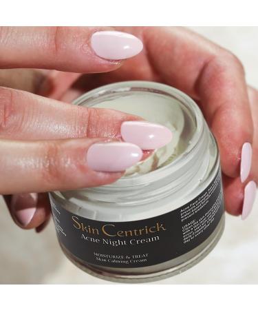 Acne Night Cream | Water-Based Moisturizer for Acne-Prone Skin | 1% Salicylic Acid & Soothing Tea Tree Oil - Shop Internationally - Buy Online on GoSupps.com