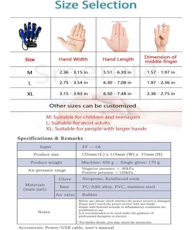 Rehabilitation Robot Gloves for Stroke Recovery | Finger Training Rehab Orthotics | Left Hand - L - Buy Online on GoSupps.com