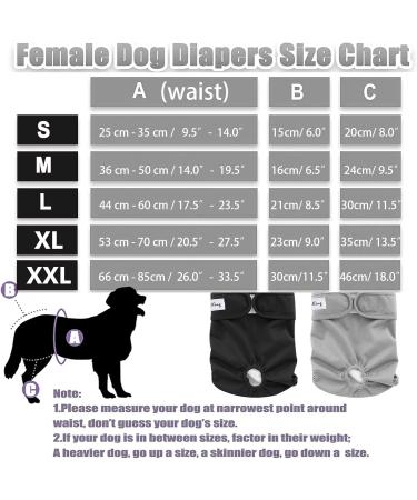 High-Suction Washable Dog Diapers for Bitches - 2 Pack | Eco-Friendly & Durable - Buy Online on GoSupps.com