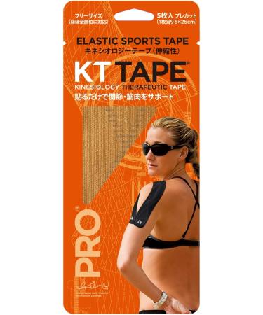 KT Tape PRO 10 PreCut Beige Strips - Flexible Support & Pain Relief - Buy Online on GoSupps.com