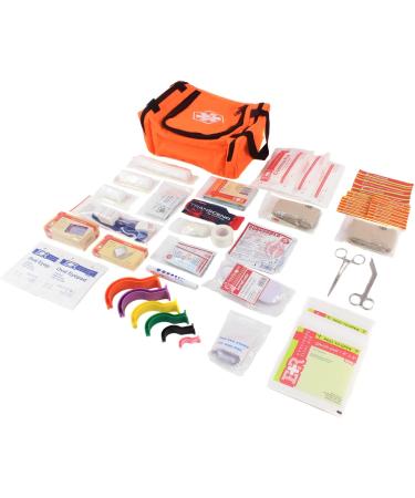 Dixie EMS First Responder Fully Stocked Trauma First Aid Kit - Orange - Buy Online on GoSupps.com