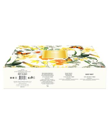 Hybrid & Company Women Yellow Flower 3 Pcs Gift Set 50ml-Perfume&100ml-Mist&80ml-Shower Gel - Buy Online on GoSupps.com