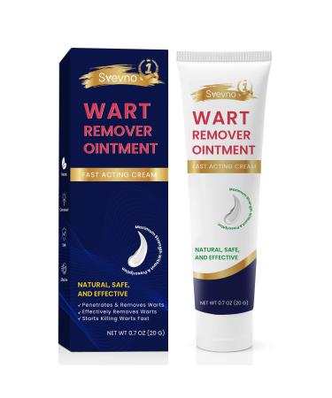 Svevno WartOff Instant Blemish Removal Cream - Wart Removal Ointment  Wart Remover Corn Remover Cream for Corn  Callus  Common Wart  Flat Wart  Plantar Wart  Genital Wart - 1PC