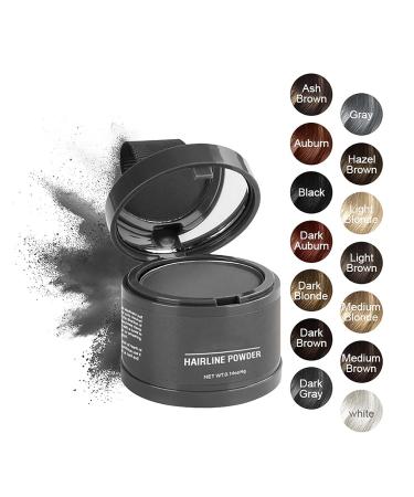 14 Colors Hairline Powder with Mirror - Quick Cover Root Concealer for Men & Women | Light Blonde Hair Touch Up (4g - Buy Online on GoSupps.com