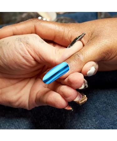Nail Brush For Gel 12 Colors Nail Effect Powder Rainbow Manicure Paint For Applicator Sticks And Hand Polish Nail Pot Powder Nail Grinder Foot (Blue One Size) One Size Blue - Buy Online on GoSupps.com