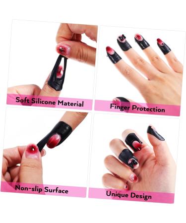 minkissy Nail Protector 100 Sheets manicure s Nail Protectors safety mask tool nail adhesive tape Nail Guards For Painting Nails protective case Protective agent Silica gel 3.00X2.50X0.10CM As Shown - Buy Online on GoSupps.com