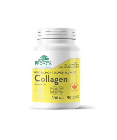 Wild Salmon Collagen by Provita Nutrition (Canadian Made) 90 Capsules