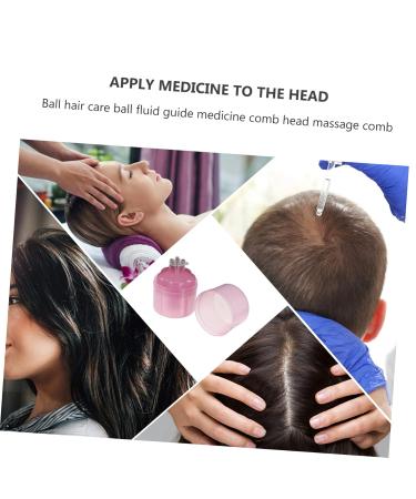 Buy MAGICLULU Essential Oil Roller & Scalp Massager | 1pc Applicator Massage Roller | Dandruff Scrubber & Hair Growth Comb - Pink Organizer - Buy Online on GoSupps.com