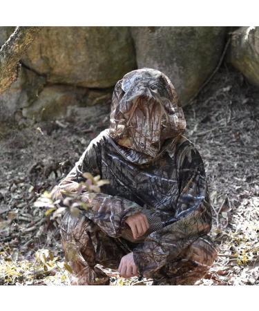 LOOGU Mosquito Suit XL/XXL Tree Camo 2.0 - Ultra-fine Mesh Bug Pants & Jacket Set for Fishing, Hiking, Camping, Gardening - Buy Online on GoSupps.com