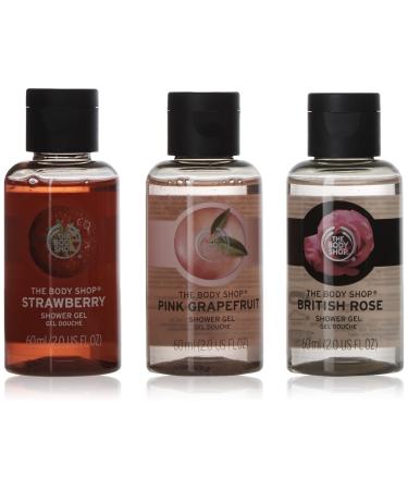 The Body Shop Lather & Cleanse Shower Gel Trio Gift Set for Normal Skin