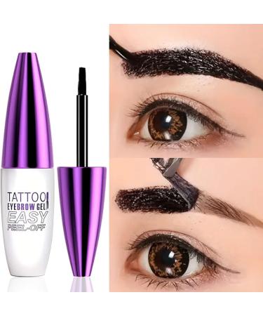 Brow Peel Off Tint Fuller Defined Brows Makeup Water & Smudge Proof Instant Brow Dye For Women Natural Coloring Brow Tint Smudge and Transfer Proof For Fuller And Defined Type02 - Buy Online on GoSupps.com