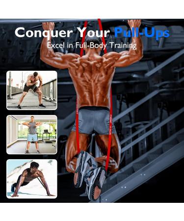 FitBeast Resistance Bands Set | 4 Levels for Strength Training Yoga Powerlifting & More | Ideal for Full-Body Workouts & Rehabilitation - Buy Online on GoSupps.com