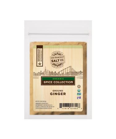 Organic Ground Ginger 2.24 oz Pouch - Organic Spice Collection by San Francisco Salt Company