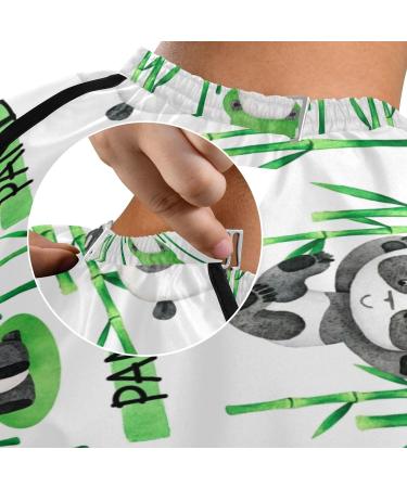 Waterproof Barber Cape - Cute Panda & Cheetah Haircut Bib for Men & Women | Unisex Hair Cutting Cape - Buy Online on GoSupps.com